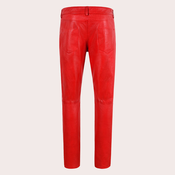 Women's Leather Jeans Style Pants ORSBY