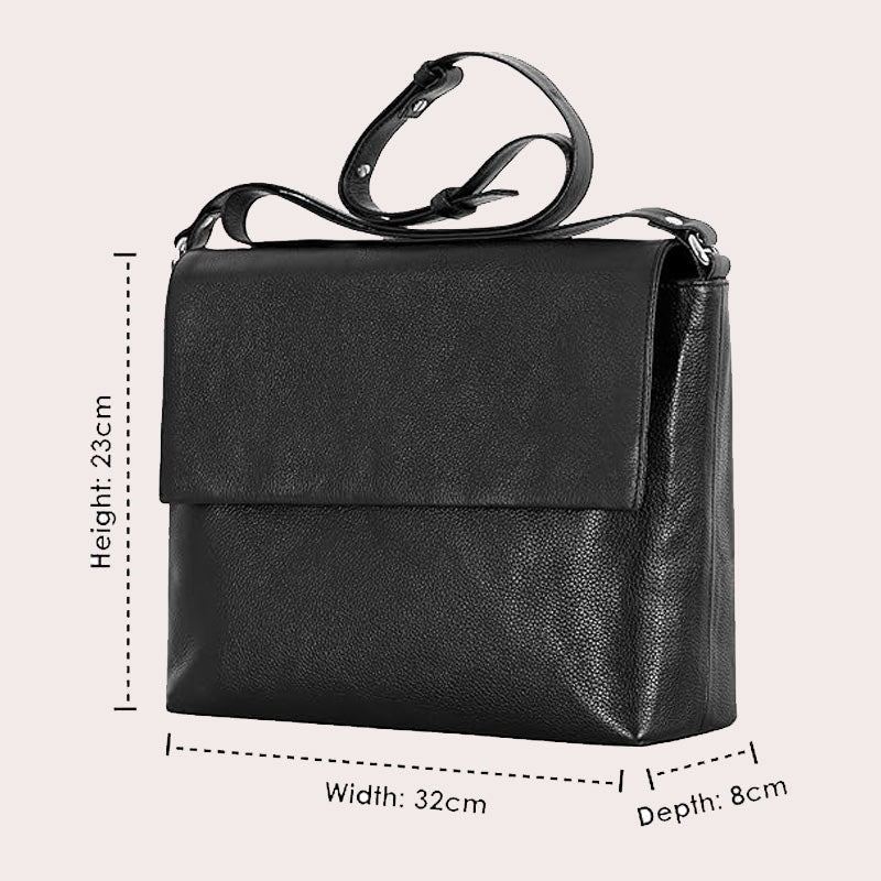 Women's Soft Leather Shoulder Bag Handcraft Travel Messenger Handbag Purse
