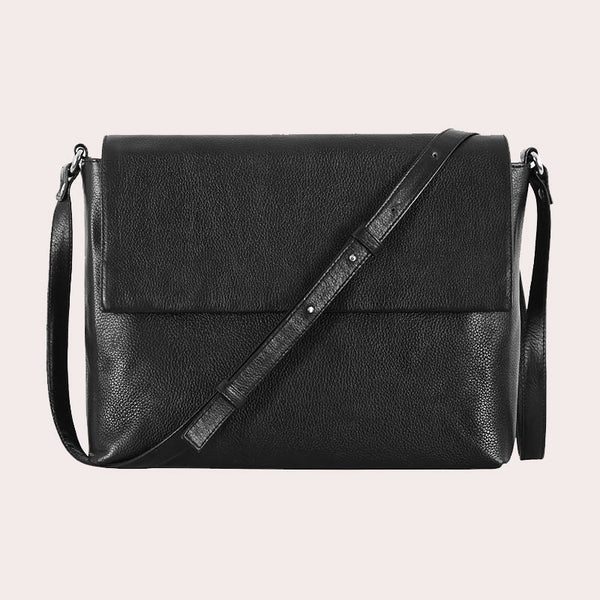 Women's Soft Leather Shoulder Bag Handcraft Travel Messenger Handbag Purse
