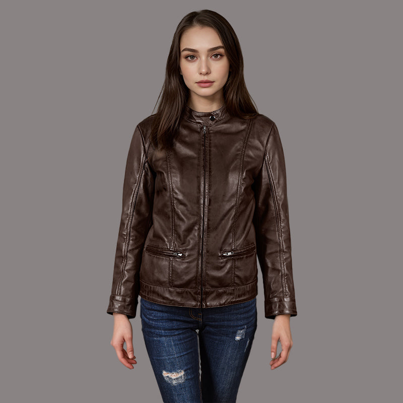 Leather Jacket for Women HARCOURT