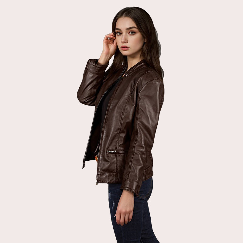 Leather Jacket for Women HARCOURT