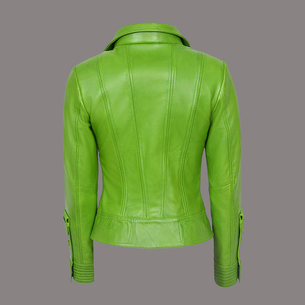 Women Leather Biker Jacket BROOKMERE