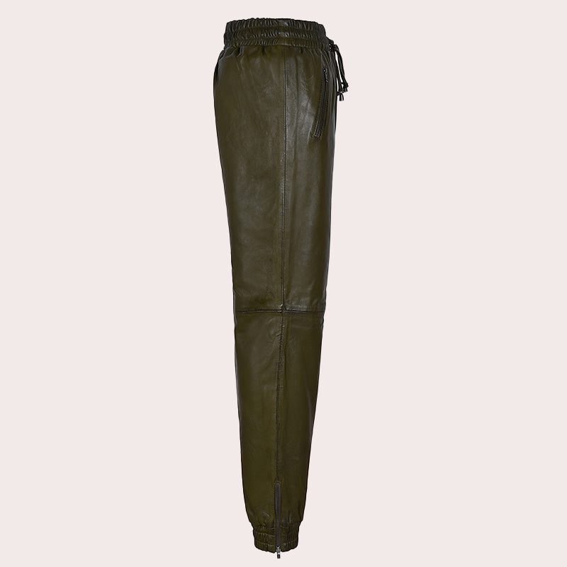 Leather Joggers for Women Leather Trousers MORSBY