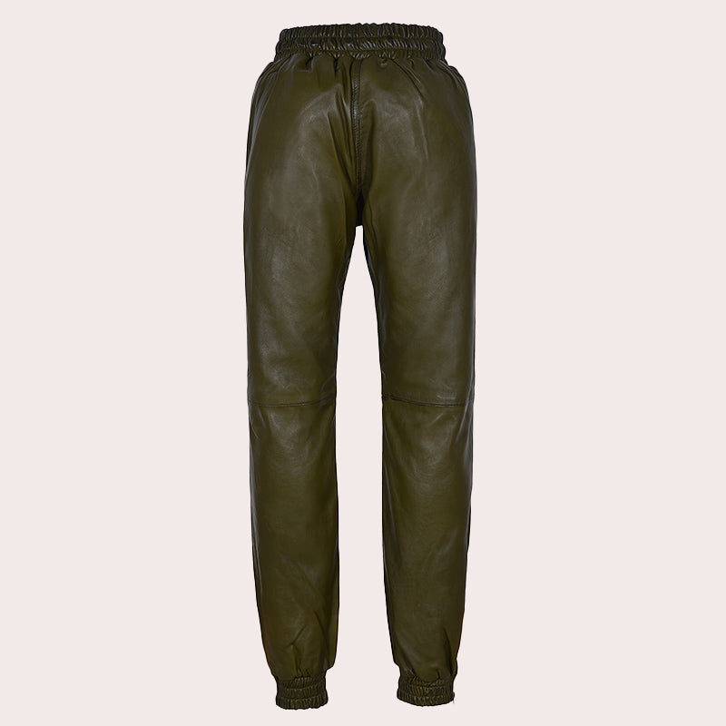Leather Joggers for Women Leather Trousers MORSBY