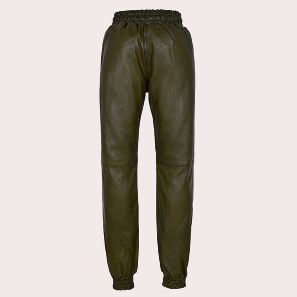 Leather Joggers for Women Leather Trousers MORSBY