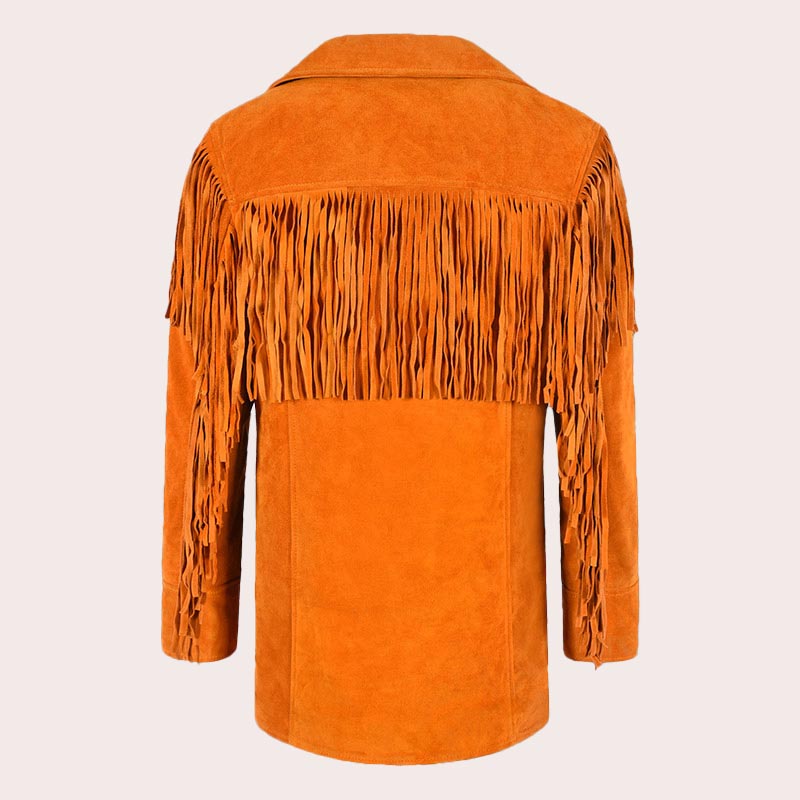 Women's Suede Fringe Jacket AURA