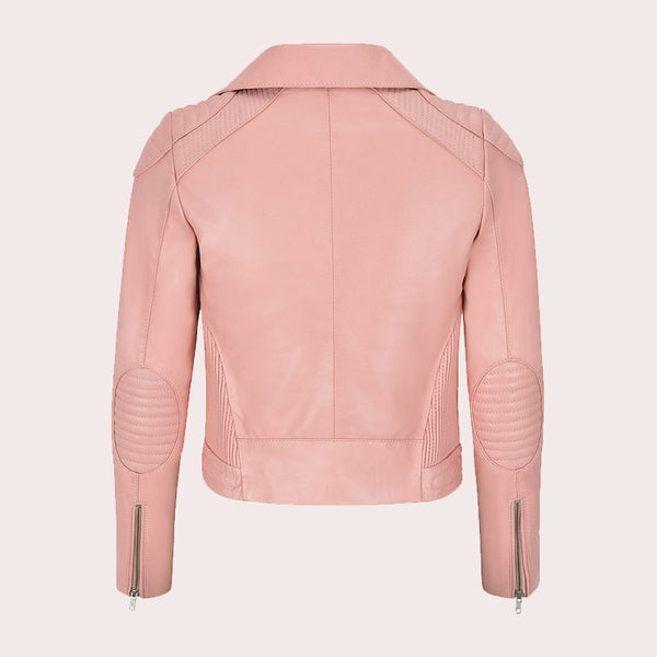 Women's Leather Biker Jacket NEWFORD