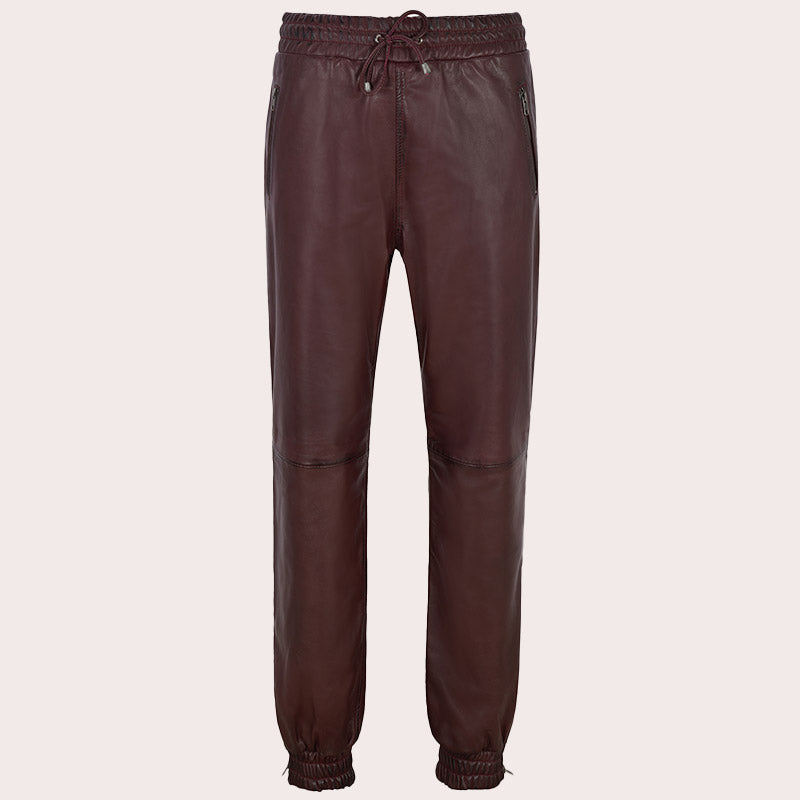 Leather Joggers for Women Leather Trousers MORSBY