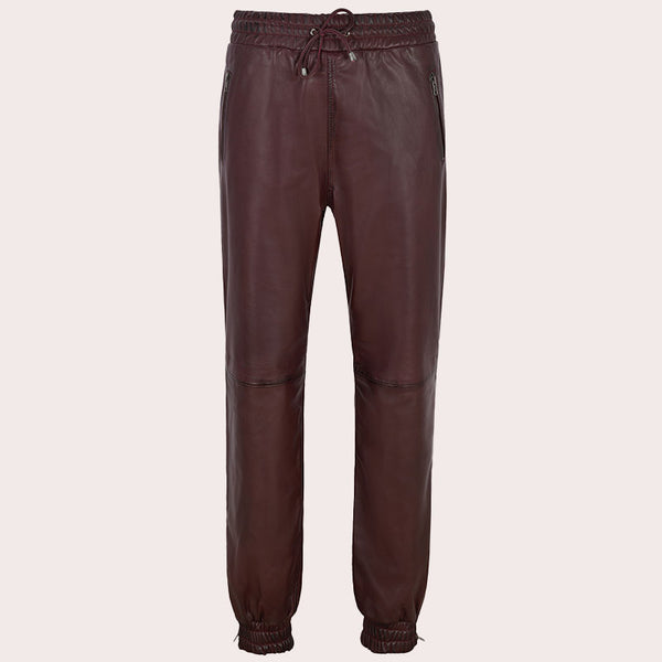 Leather Joggers for Women Leather Trousers MORSBY