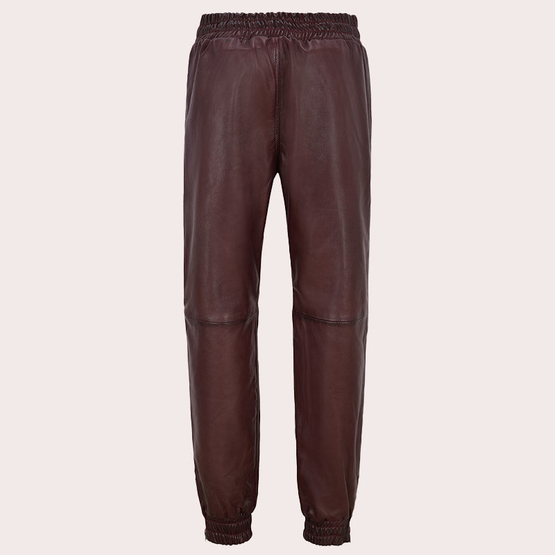 Leather Joggers for Women Leather Trousers MORSBY