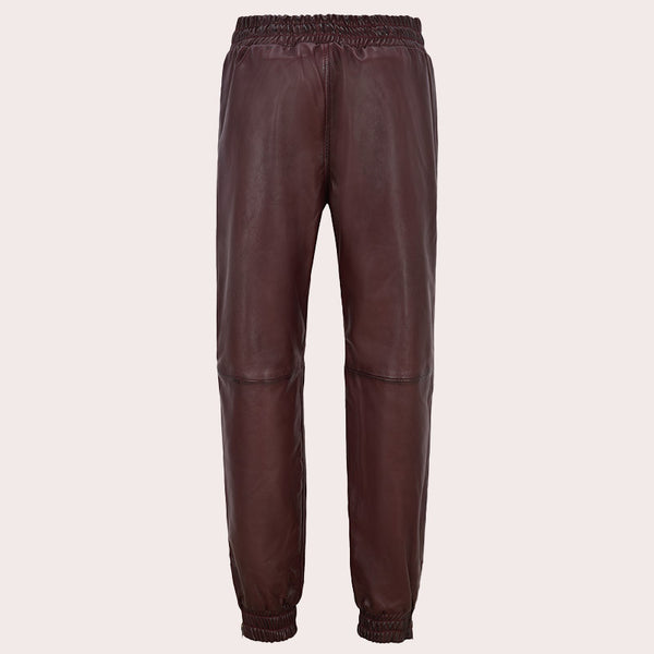 Leather Joggers for Women Leather Trousers MORSBY