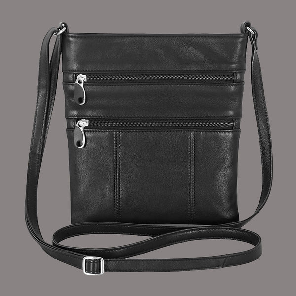 Slim Leather Crossbody Bag for Women