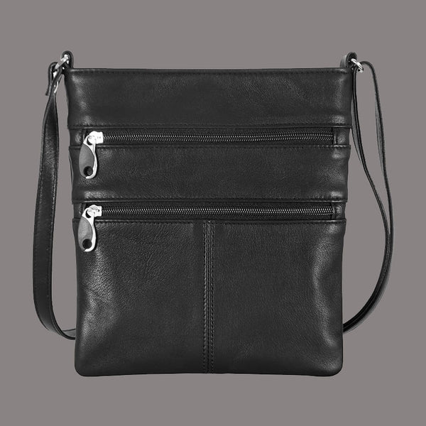 Slim Leather Crossbody Bag for Women