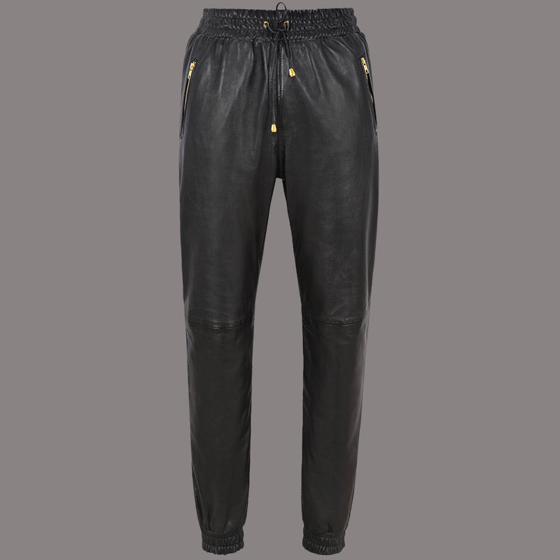 Leather Joggers for Women Leather Trousers MORSBY