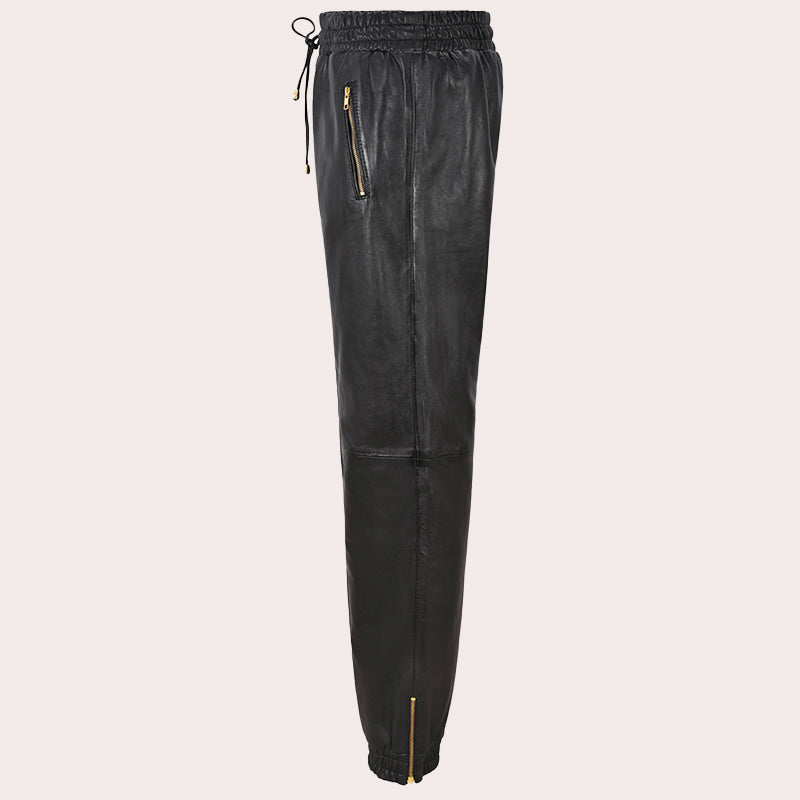 Leather Joggers for Women Leather Trousers MORSBY