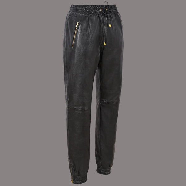 Leather Joggers for Women Leather Trousers MORSBY