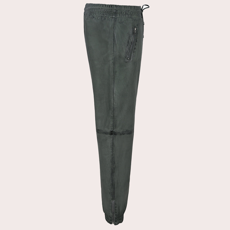 Leather Joggers for Women Leather Trousers MORSBY