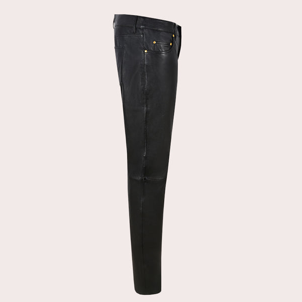 Women's Leather Jeans Style Pants ORSBY