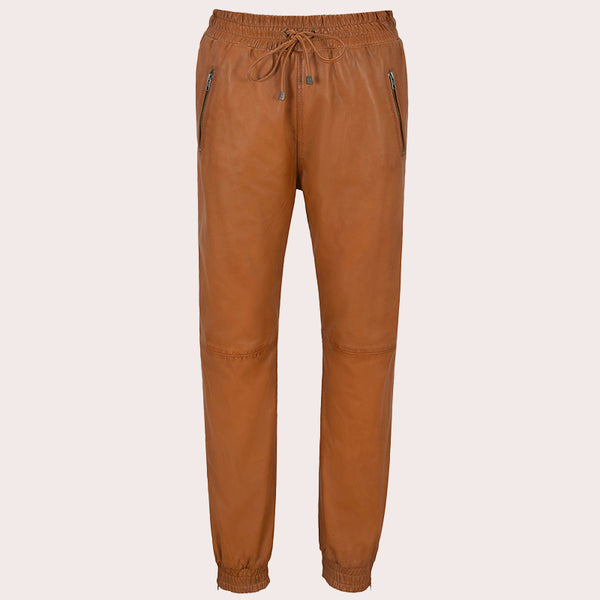 Leather Joggers for Women Leather Trousers MORSBY