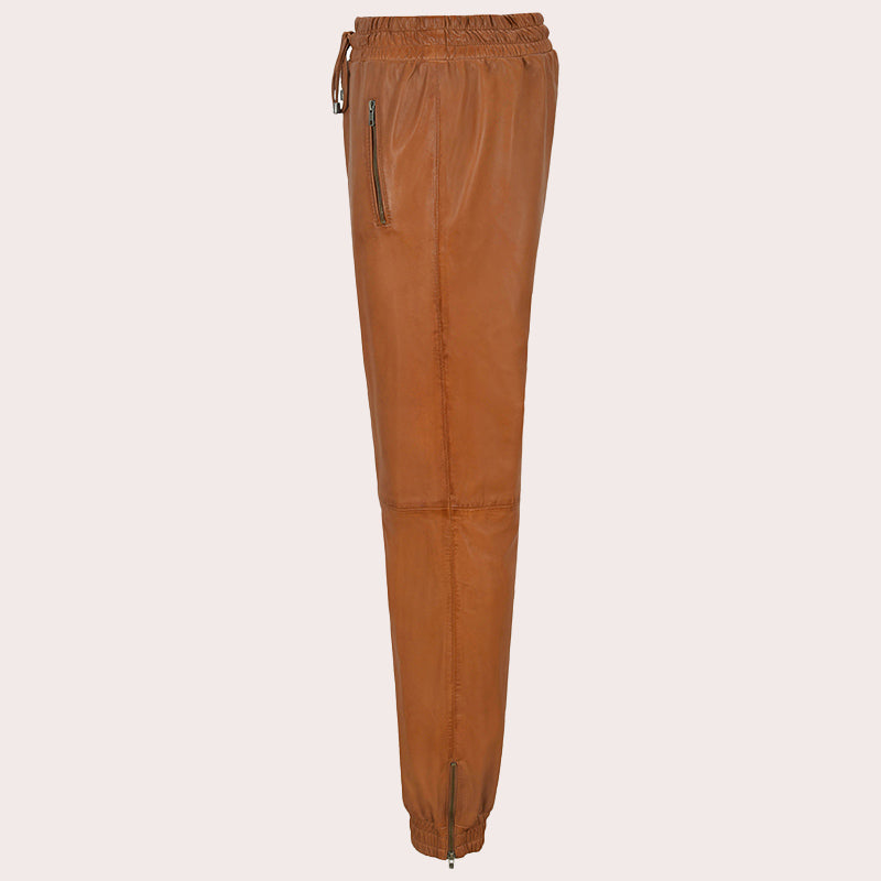 Leather Joggers for Women Leather Trousers MORSBY