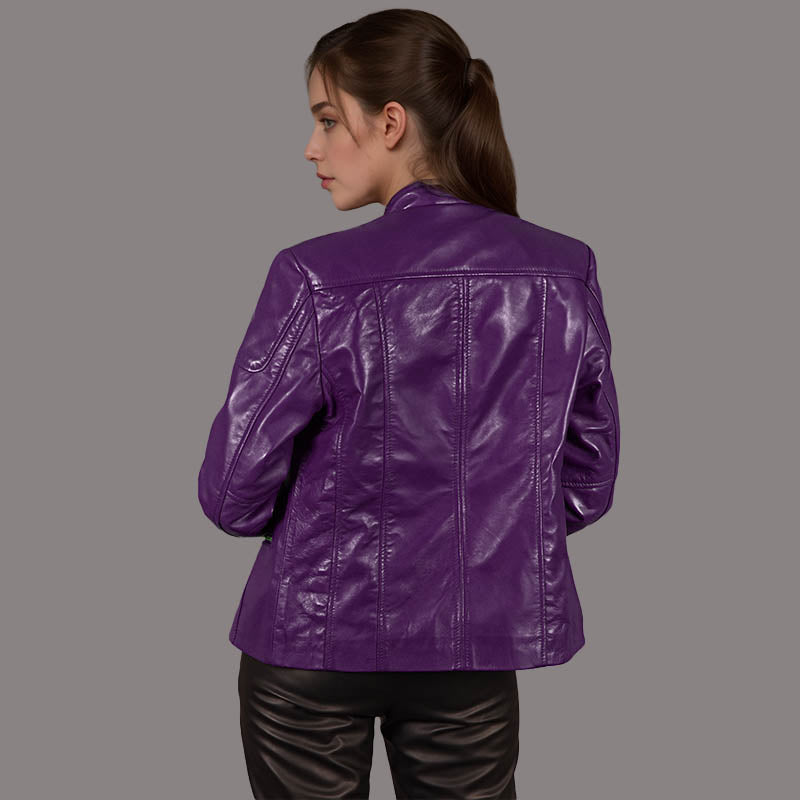 Women's Elegant Fashion Leather Jacket FORDALE