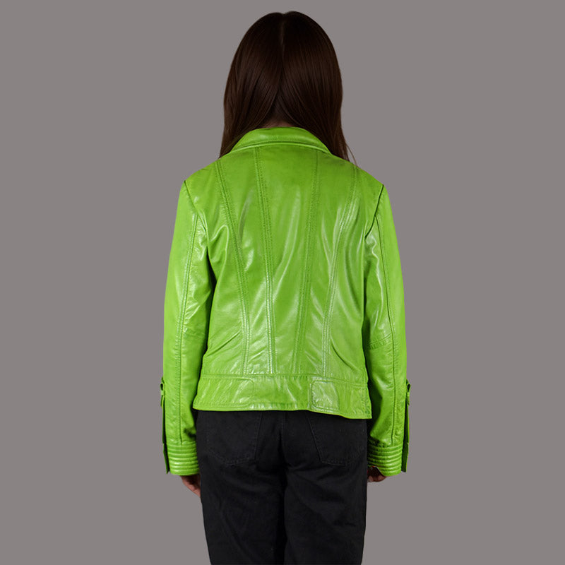 Women Leather Biker Jacket BROOKMERE