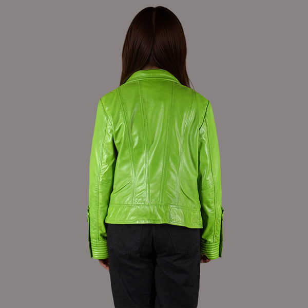 Women Leather Biker Jacket BROOKMERE