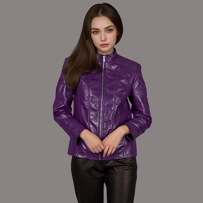 Women's Elegant Fashion Leather Jacket FORDALE