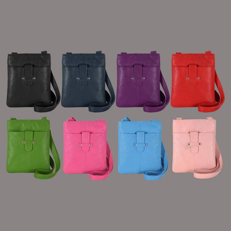 Small Crossbody Leather Bag for Women - Multi colors